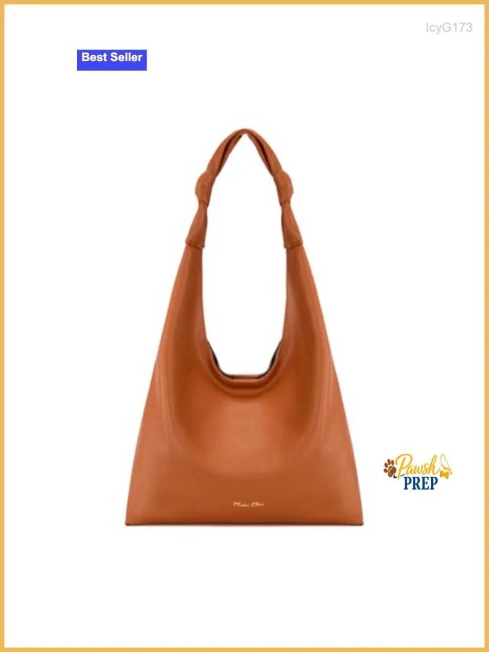 Elegant Soft Vegan Leather Hobo Tote Handbag Large Shoulder Purse